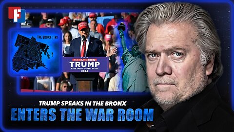 War Room Battleground With: Stephen K. Bannon - Trump Speaks In The Bronx