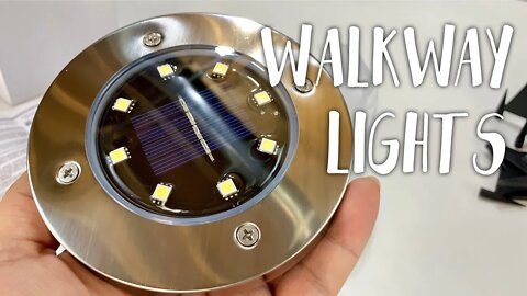 Solar In-Ground Lawn Pathway Disk Lights by OKWINT Review