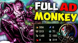 I went FULL AD Wukong and it's DISGUSTING!! 2v2v2v2 League Of Legends Gameplay