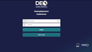 New website for Florida unemployment applications