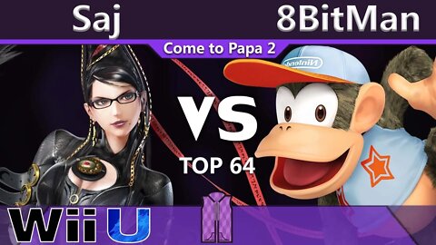 7s|Saj (Bayonetta) vs. GoTE|8BitMan (Diddy Kong) - Wii U Top 64 - CTP2