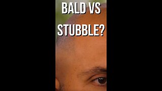 What's the difference between bald and stubble?