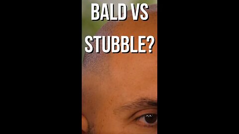 What's the difference between bald and stubble?