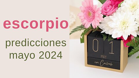 Escorpio ♏: Predicciones Mayo 2024 🌟 ENFRENTAS UNA TENTACIÓN! CONFIA EN TU INTUICIÓN Y SE CAUTO!