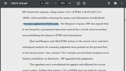 Illinois Supreme Court cases today: FOID and FOIA to bicycles and potholes