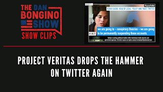 Project Veritas drops the hammer on Twitter again - Dan Bongino Show Clips
