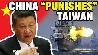 China Conducts MASSIVE Military Drills Near Taiwan