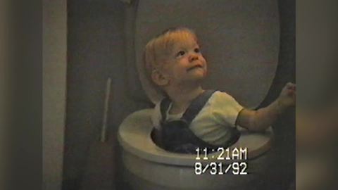 "Toddler Boy Stands Inside Toilet and He Loves It"