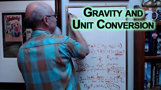 Gravity and Unit Conversion: Velocity and Acceleration [ASMR Math Discussion, How to]