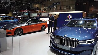 BMW Alpina Press Conference 2019 Geneva Motor Show B7 BiTurbo FACELIFT, B4 S EDITION 99 Coupé AWDetc
