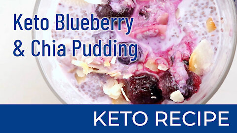 Keto Blueberry Pudding | Keto Diet Recipes