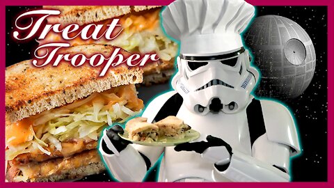 STORMTROOPER MAKES BEST VEGAN REUBEN SANDWICH