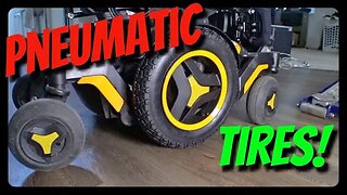 VLOG 574: installing air filled tires! (instead of foam)