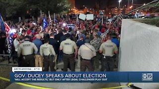 Governor Doug Ducey speaks about election