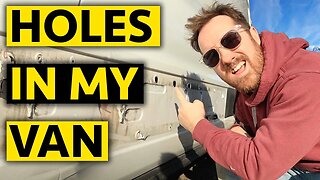 SEALING THE HOLES IN MY TRANSIT VAN CAMPER VAN BUILD