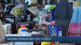 Missing items in grocery stores this summer