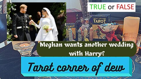 True or False: Meghan wants to renew their marriage vowls?