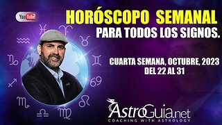 Horóscopo para Todos Los Signos - Cuarta Semana de Octubre * ♈♉♊♋♌♍♎♏♐♑♒♓* #astrologia