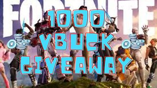 🔴1000 VBUCK GIVEAWAY LIVESTREAM🔴