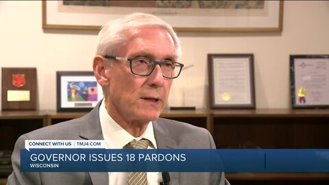 Gov. Tony Evers grants 18 pardons, 'largest group so far'