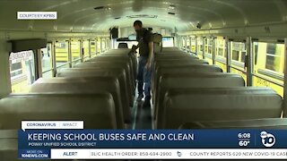 Keeping school buses safe and clean