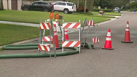 10,000 gallons of wastewater spills into Riviera Bay while crews fix sewer line