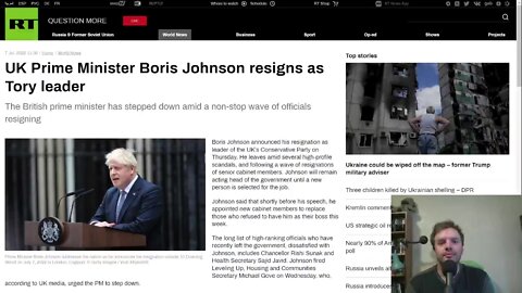 UK PM Boris Johnson resigns after 50 senior government officials resigned from his cabinet