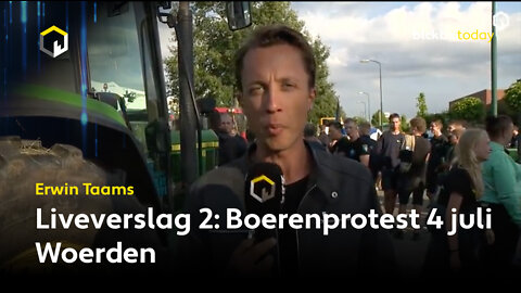 Liveverslag 2: Boerenprotest 4 juli in woerden - Erwin Taams