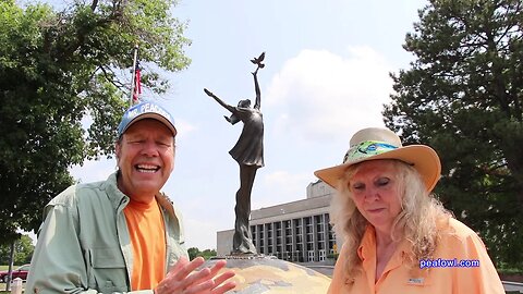 UN Peace Plaza, Independence, Mo. Travel USA, Mr. Peacock & Friends, Hidden Treasures