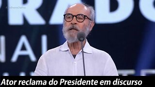 Osmar Prado Ator de Pantanal detona Bolsonaro em discurso na Globo