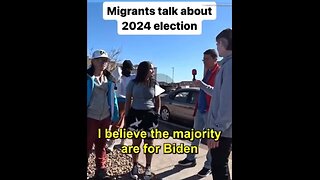 ILLEGAL ALIENS CLAIM THEY'LL BE VOTING FOR JOE BIDEN - 30 SECS.