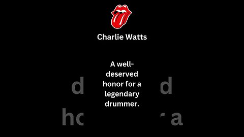 "Rocking with the Stones: Bite-sized Insights" Charlie Watts #shorts #rollingstones #rocknroll