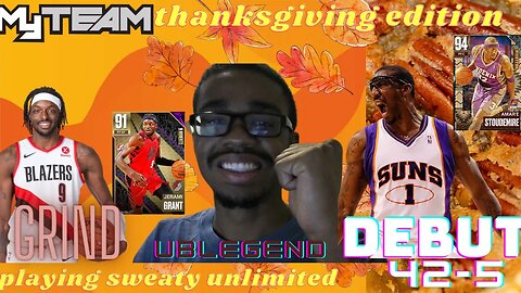 NBA 2K23 PLAYING SWEATY UNLIMITED GRINDING FOR JERAMI GRANT MOMENTS+ AMARE STOUDEMIRE DEBUT