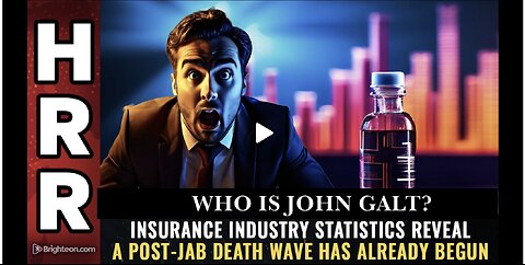 Mike Adams HRR-Insurance industry statistics reveal a post-jab DEATH WAVE has already begun. JGANON