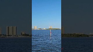 Halifax River behind Fysh Bar and Grill in Port Orange Florida #portorange #railfanrob