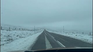 Snowfall in highland