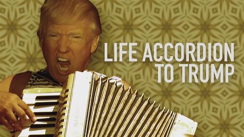 When you give Trump an accordion... THIS happens
