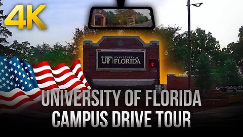 University of Florida Campus Tour Drive in Gainesville Florida