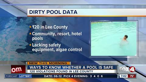 More than 100 public pools didn't pass inspection in Lee County