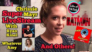 Chrissie Mayr Live Stream! The Batman! Peacemaker on HBO. Greta Thunberg! Libs of TikTok. Ryan Kinel