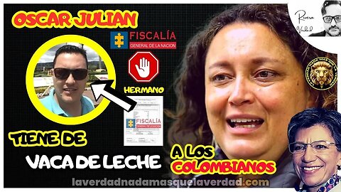 NOS TIENE DE VACA DE LECHE EL HERMANO DE LA SENADORA ANGÉLICA LOZANO - OSCAR JULIÁN LOZANO CORREA -