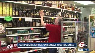 An agreement could open the door to Sunday alcohol sales in Indiana