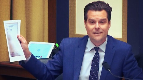 Matt Gaetz Confronts FBI About Hunter Biden Laptop Cover Up