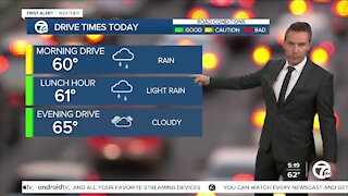 Metro Detroit Forecast: Rainy start to the work week