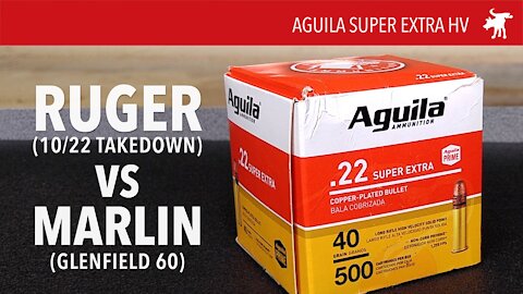 Aguila Super Extra HV Test: Marlin vs Ruger