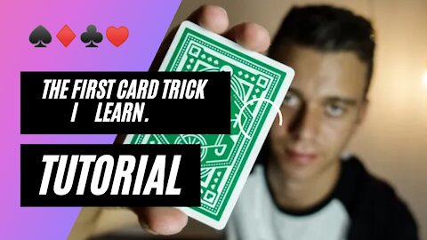 The FIRST Card trick I learned - Beginners Tutorial