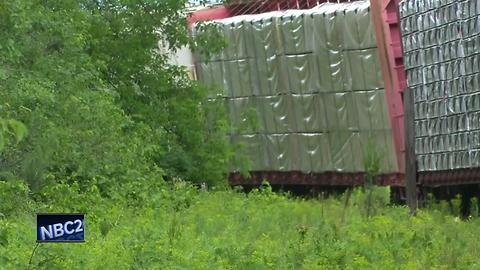 Road reopens after train derailment closes highway in Marinette County