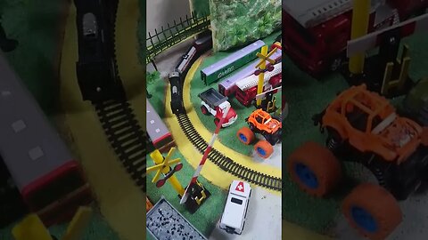 Kereta api melewati terowongan 🚂