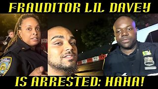 Frauditor Lil Davey Gets the Wrong Cops & Arrested: HAHA!