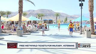 Free ticket for military, veterans